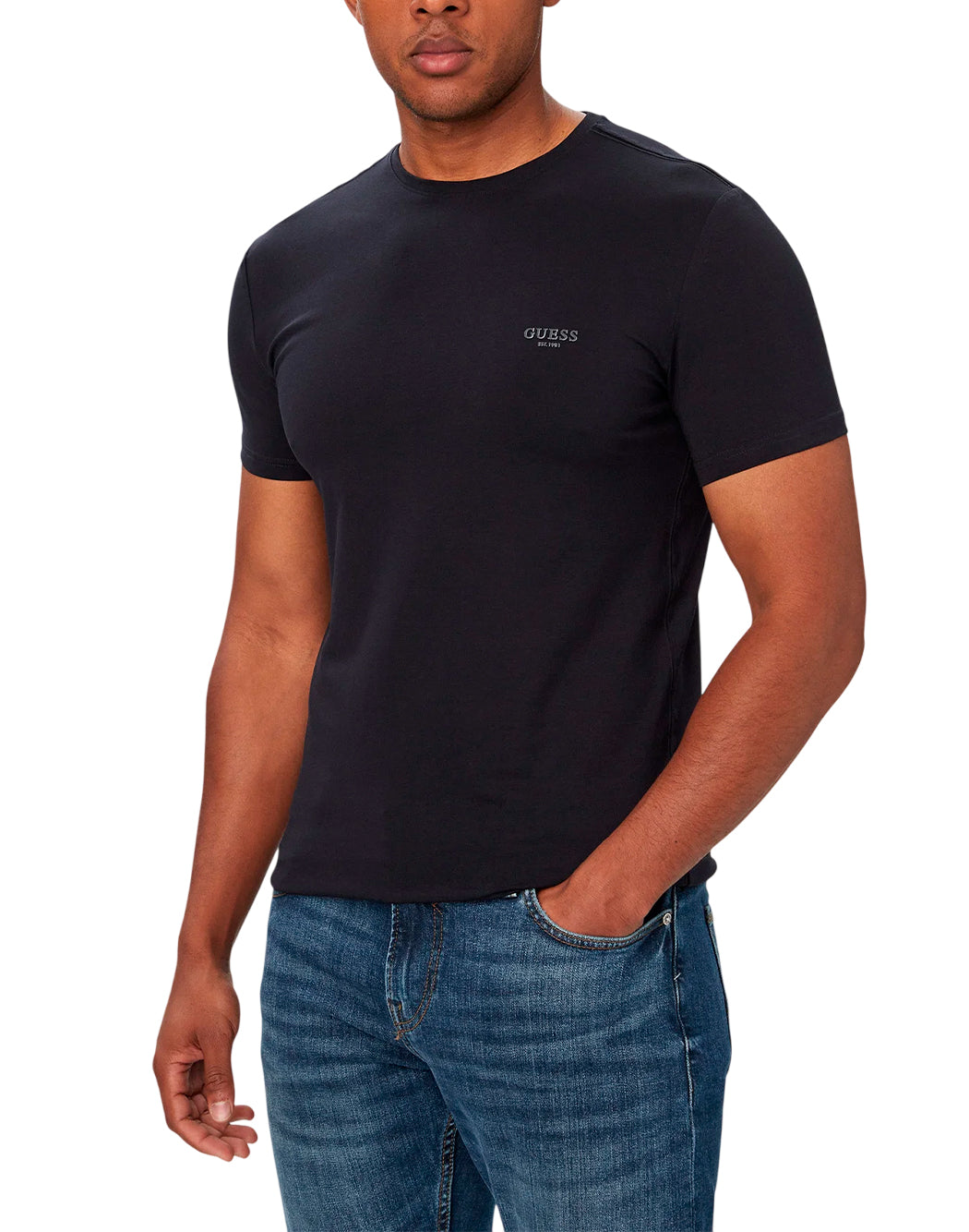 Guess T-shirt maniche corte da Uomo Guess, colore Blu Blu