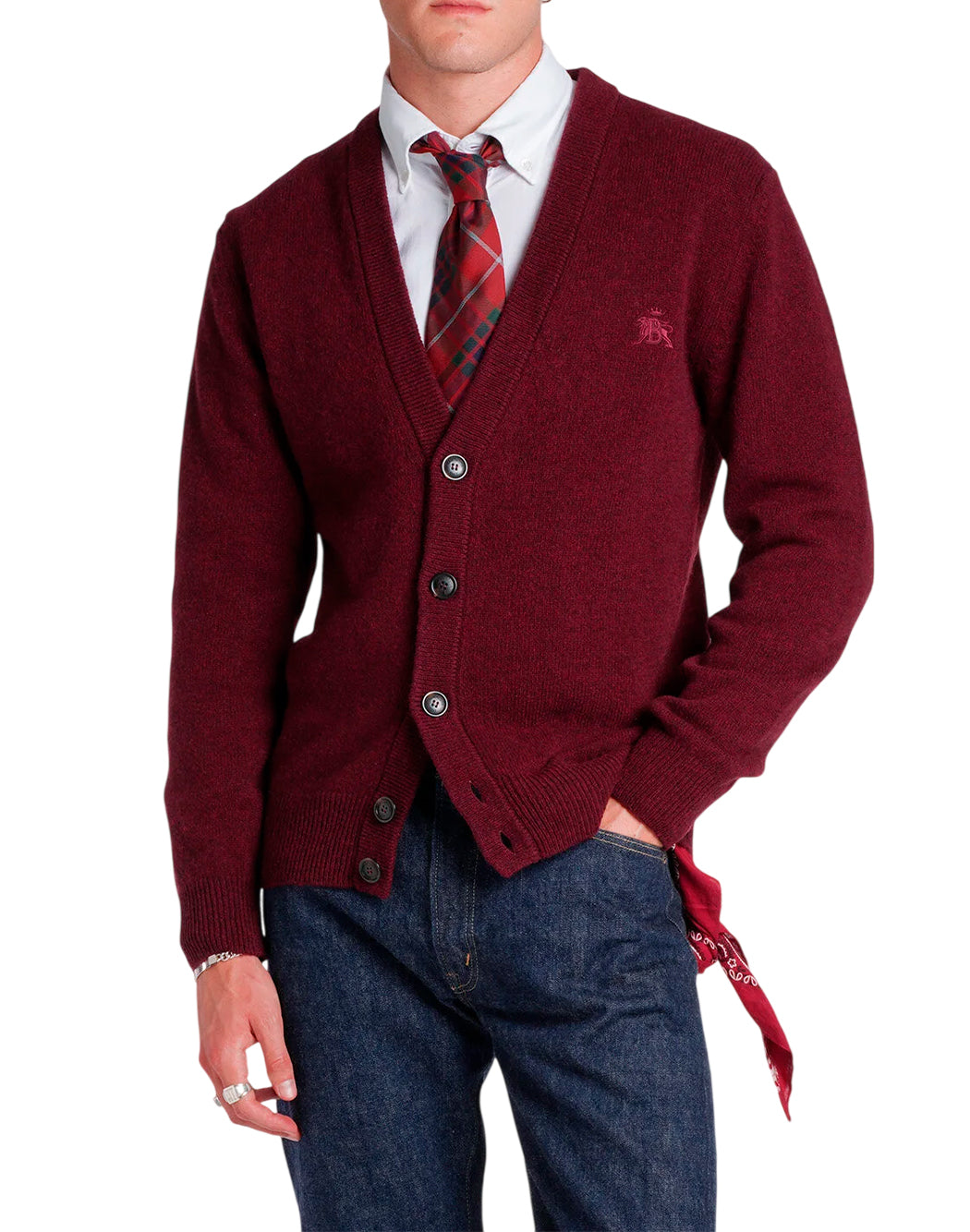 Baracuta Cardigan e giacche in maglia da Uomo Baracuta, colore Marrone Marrone