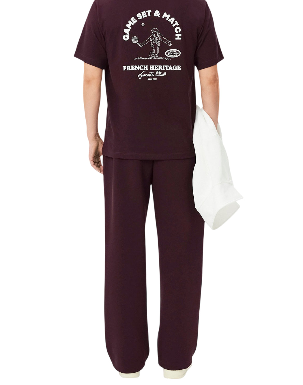 Lacoste Pantaloni sportivi da Uomo Lacoste, colore Marrone Marrone