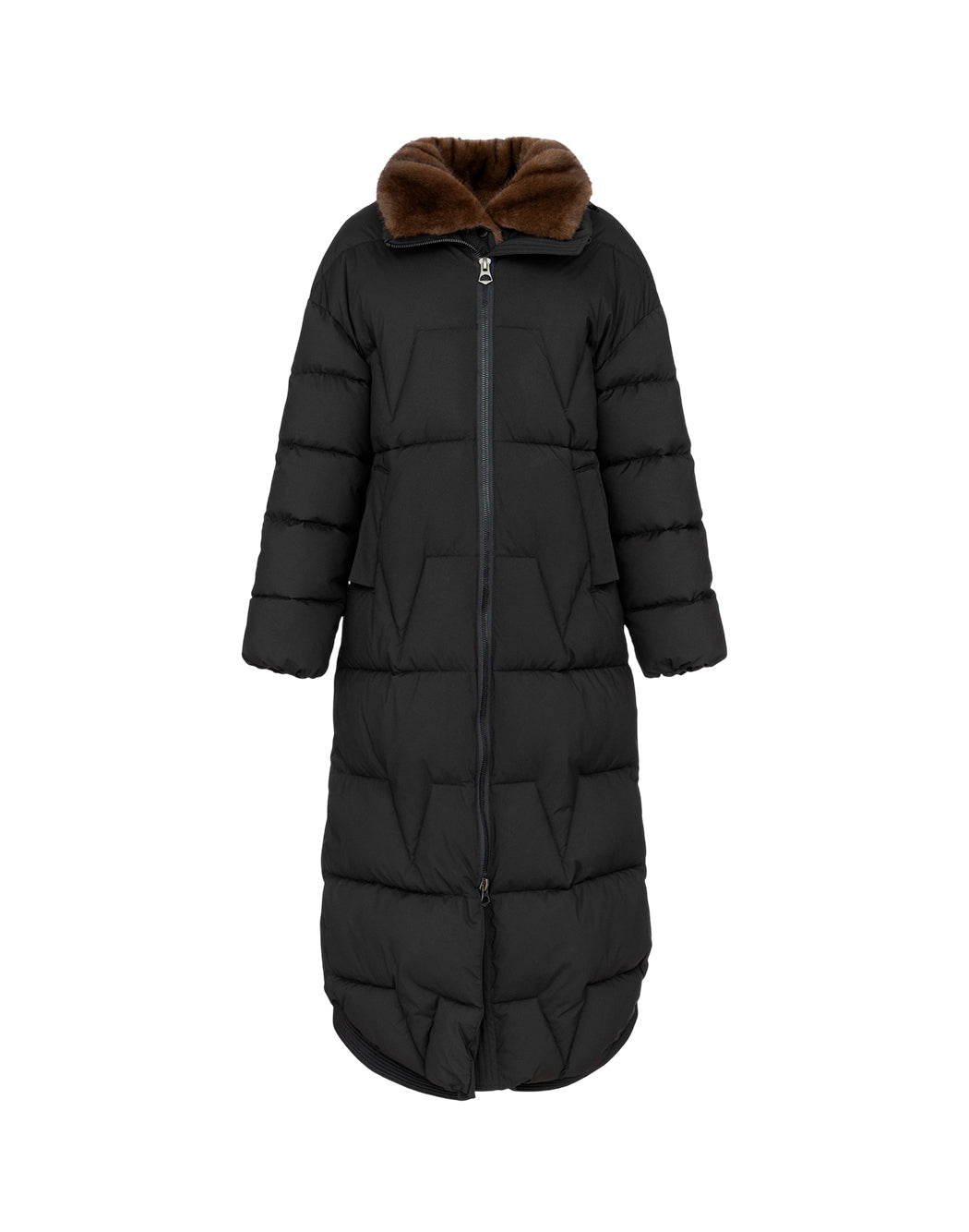 Vegancode Piumini lunghi da Donna Vegancode, colore Nero Nero