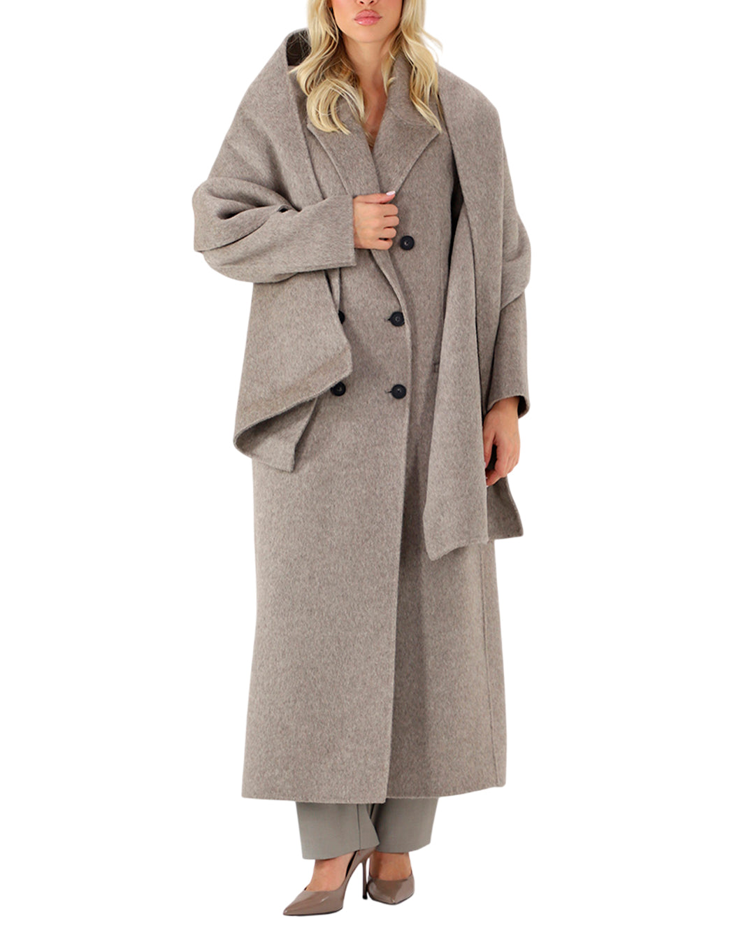Meimeij Cappotti lunghi da Donna Meimeij, colore Marrone Marrone