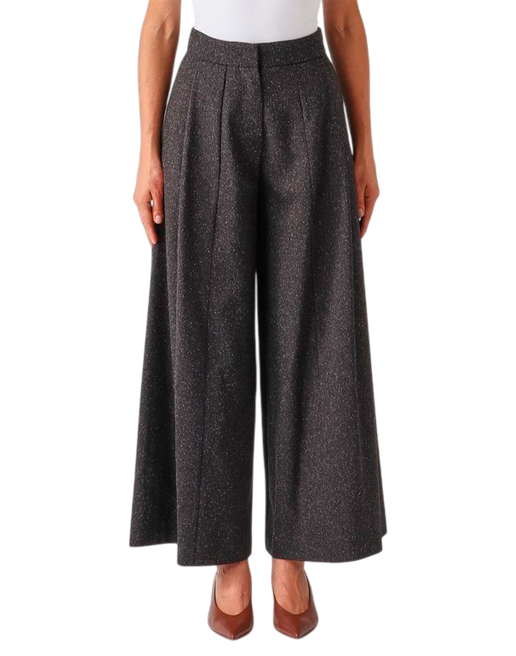 Meimeij Pantaloni cropped da Donna Meimeij, colore Nero Nero