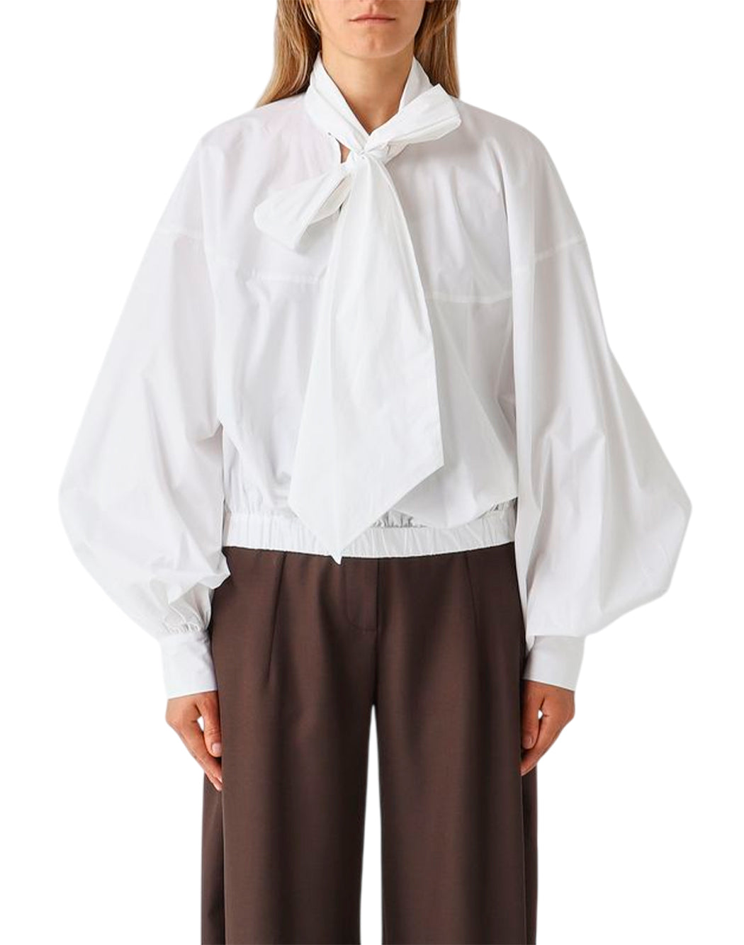 Meimeij Bluse da Donna Meimeij, colore Bianco Bianco