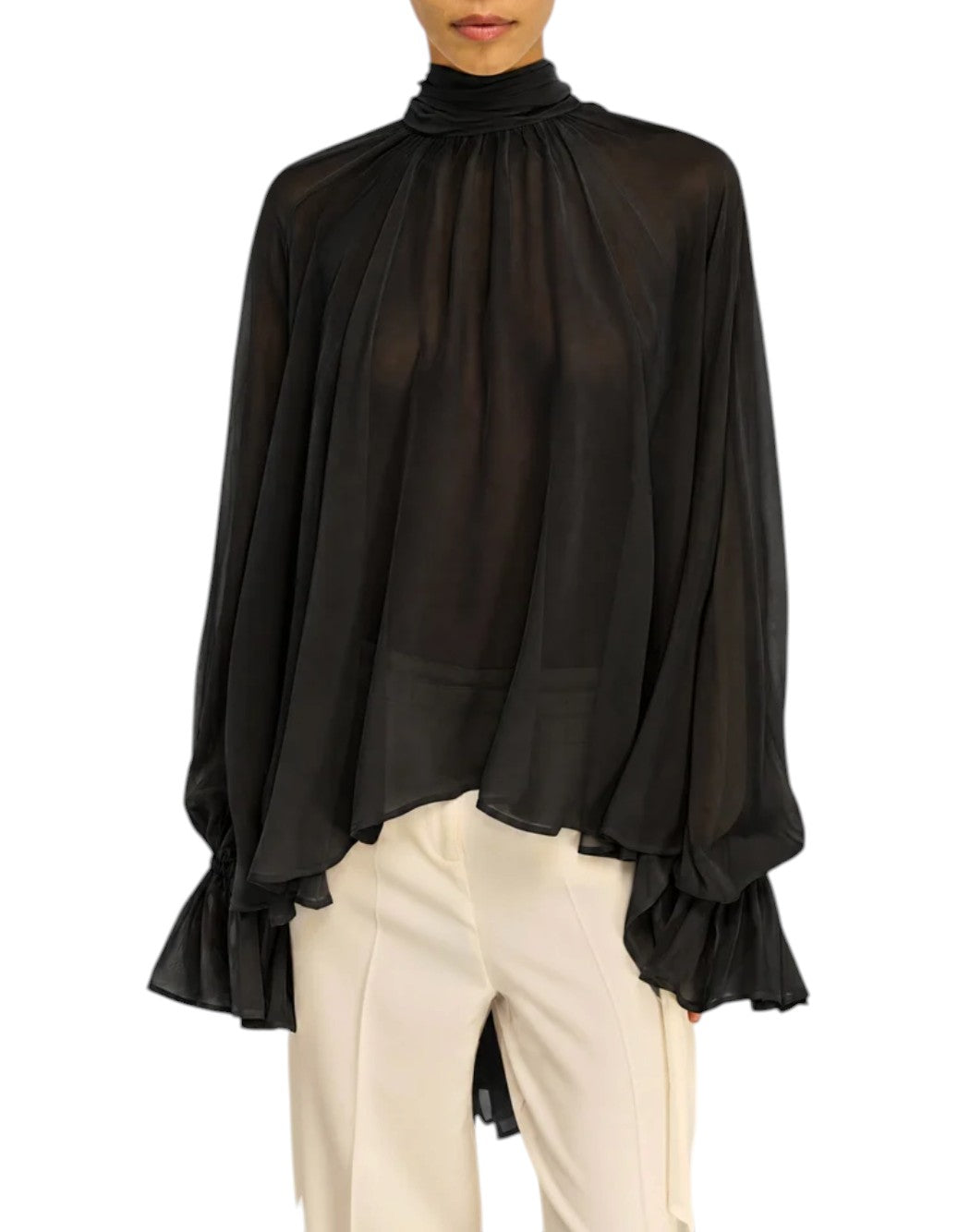 Semi-couture Bluse da Donna Semi-couture, colore Nero Nero