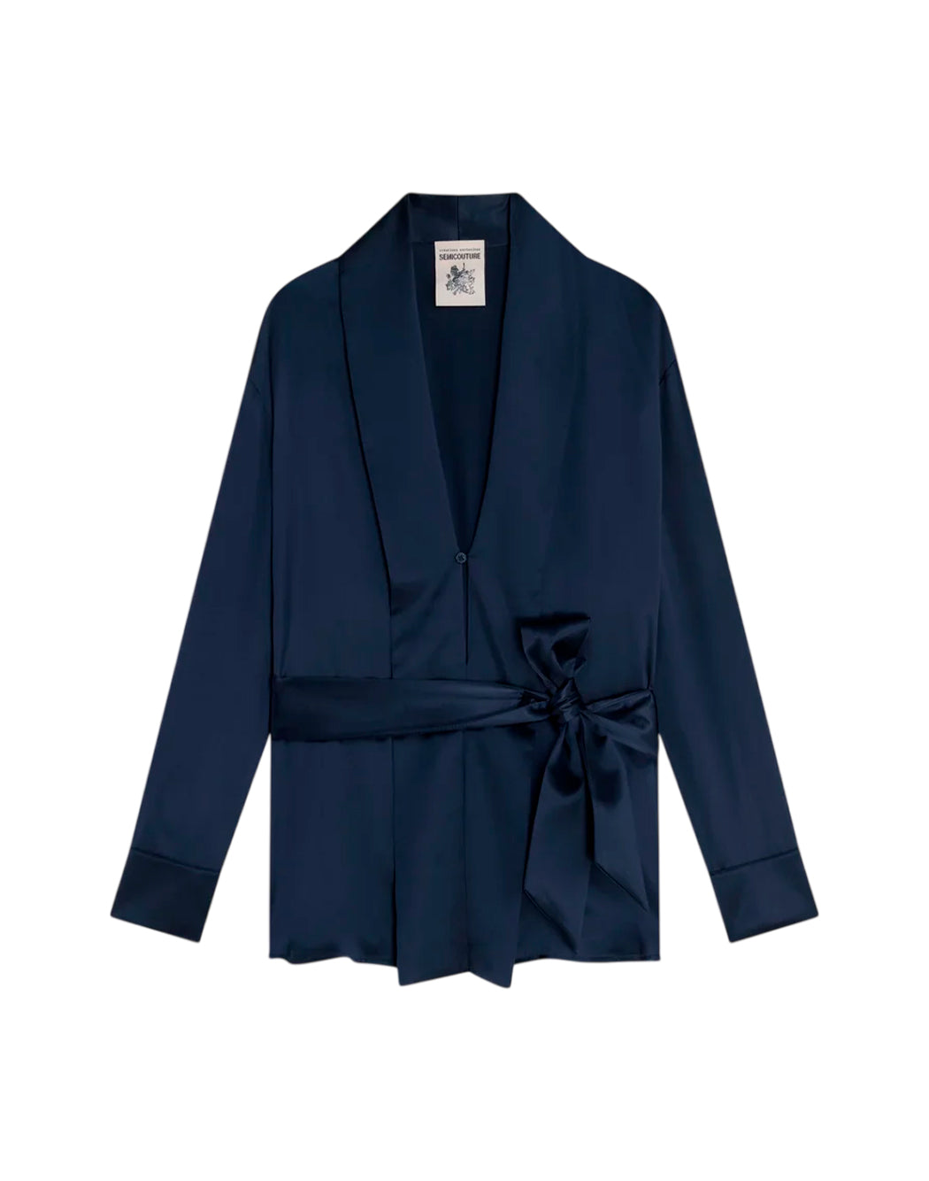 Semi-couture Bluse da Donna Semi-couture, colore Blu Blu