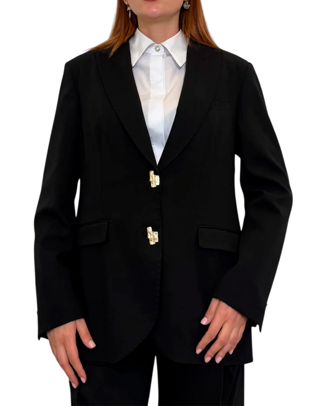 Silence Blazer da Donna Silence, colore Nero Nero