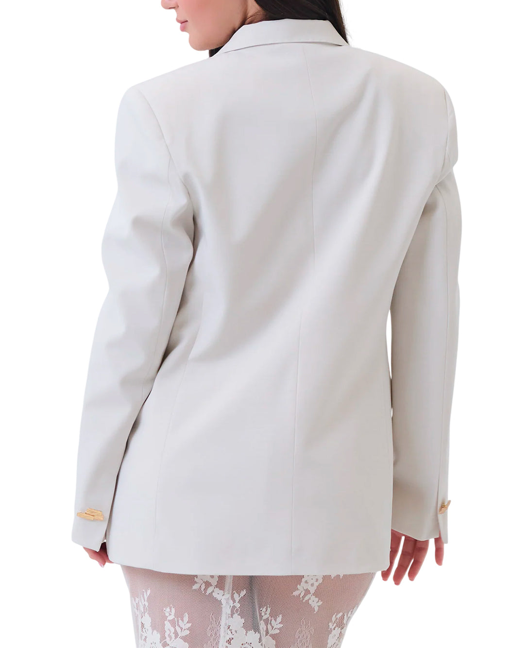Silence Blazer da Donna Silence, colore Bianco Bianco