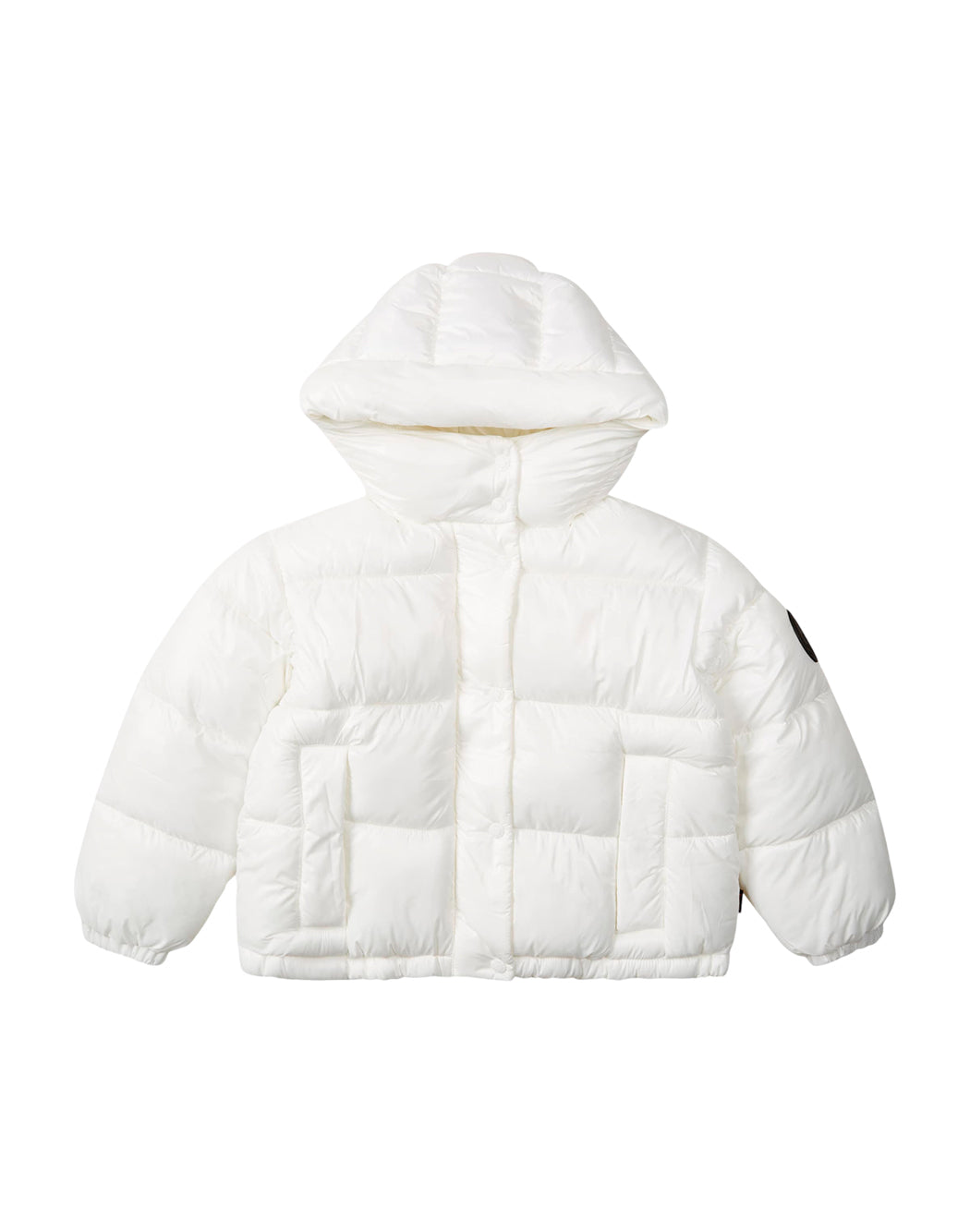 Save The Duck Piumini corti da Bambina Save the duck, colore Bianco Bianco