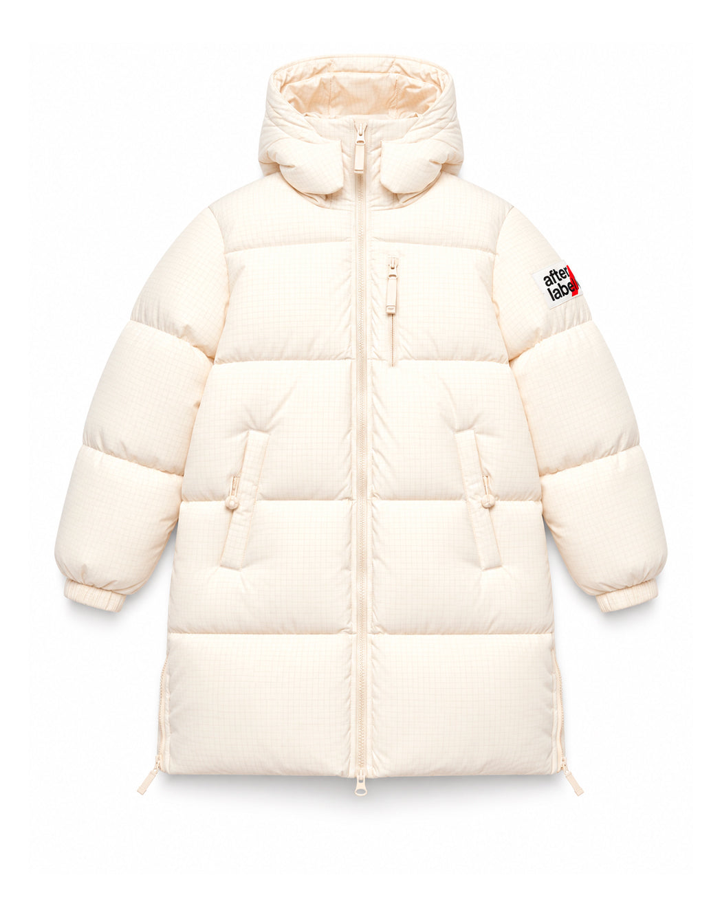 After Label Piumini lunghi da Bambina After label, colore Bianco Bianco