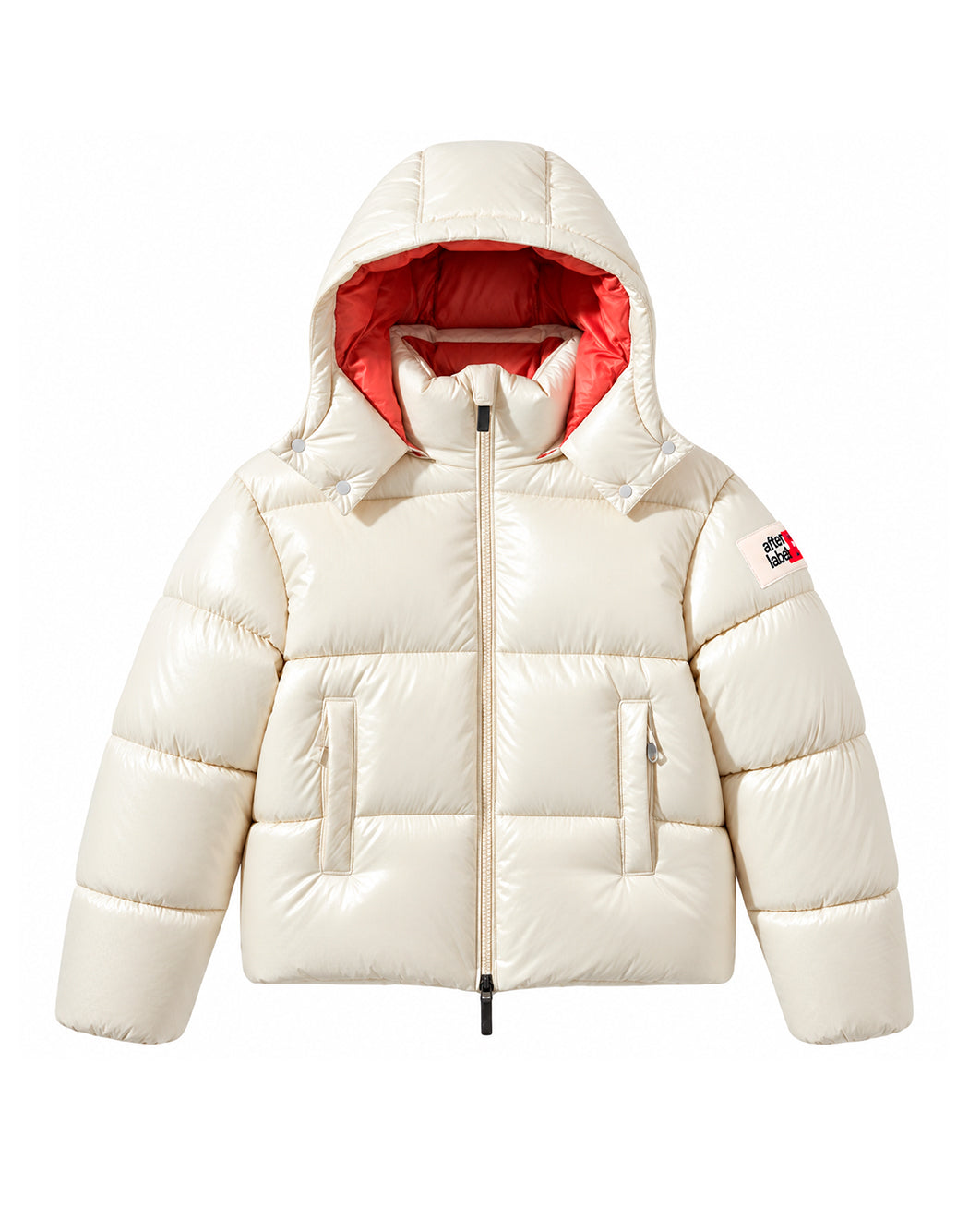 After Label Piumini corti da Bambina After label, colore Bianco Bianco
