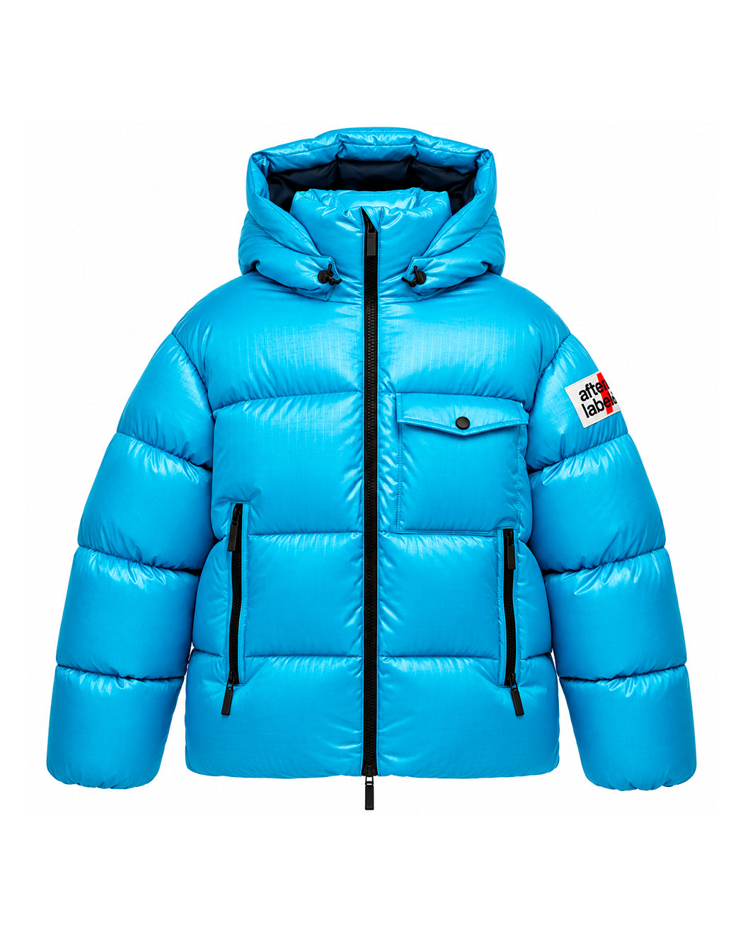 After Label Piumini corti da Bambino After label, colore Azzurro Azzurro