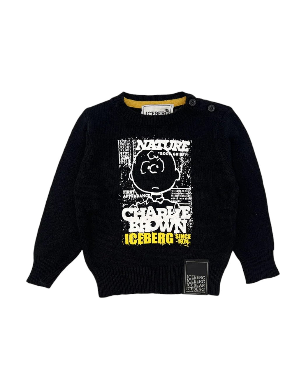 Iceberg Maglie girocollo da Bambino Iceberg, colore Nero Nero