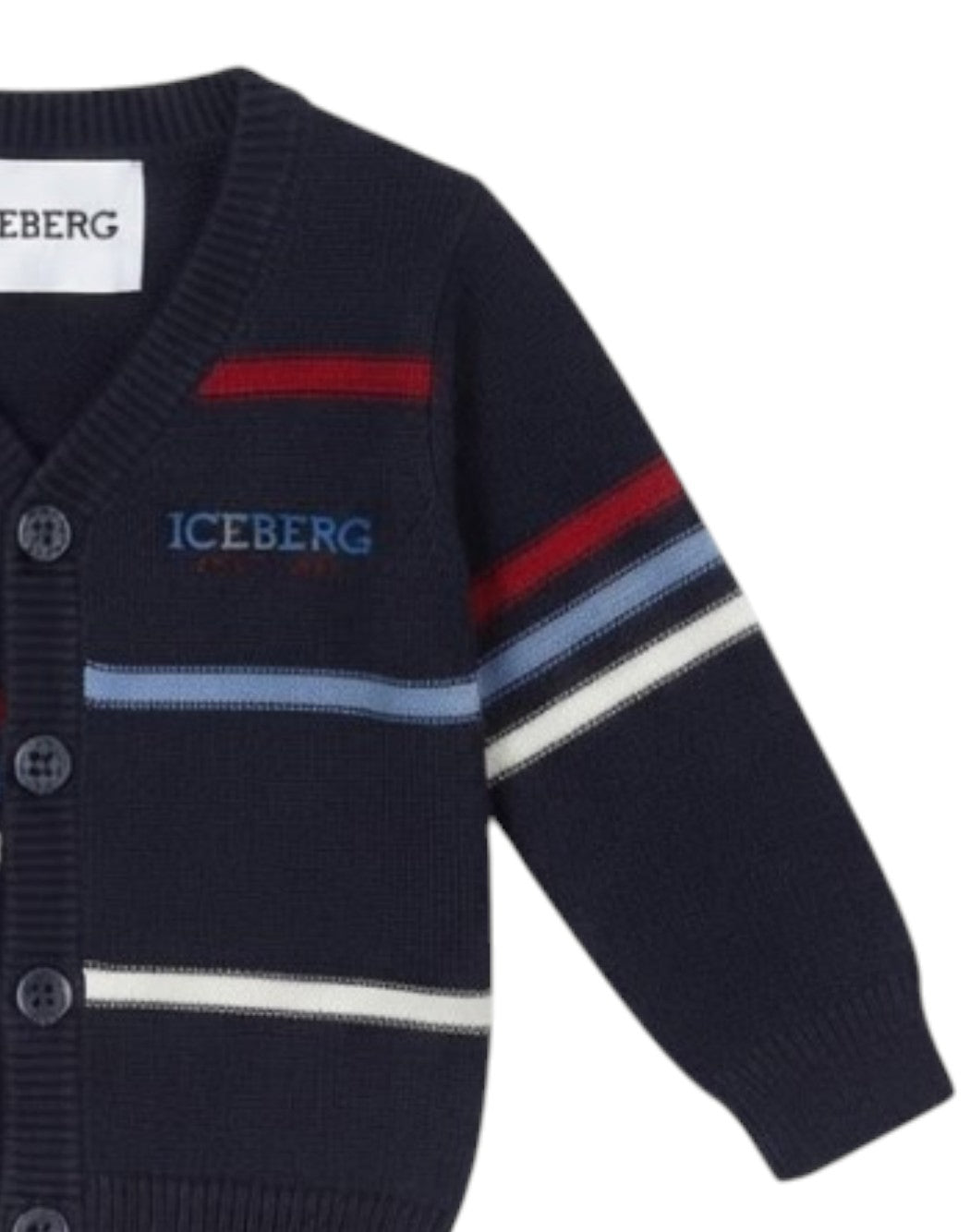 Iceberg Cardigan da Bambino Iceberg, colore Blu Blu