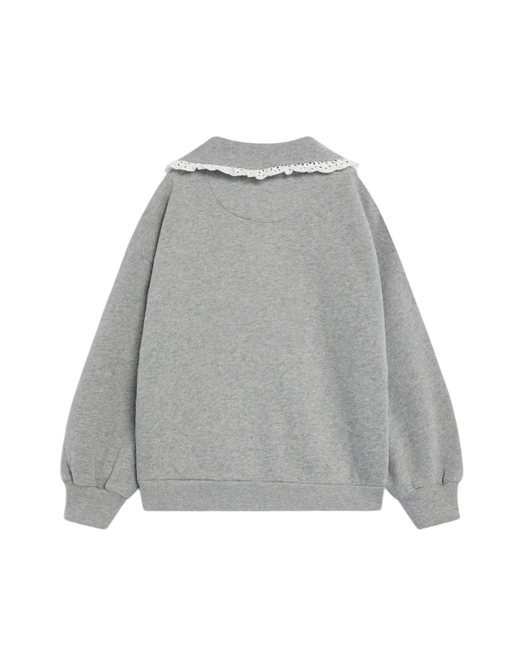The New Society Felpe girocollo da Bambina The new society, colore Grigio Grigio
