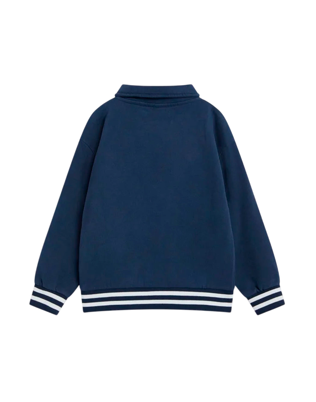 The New Society Polo maniche lunghe da Bambino The new society, colore Blu Blu
