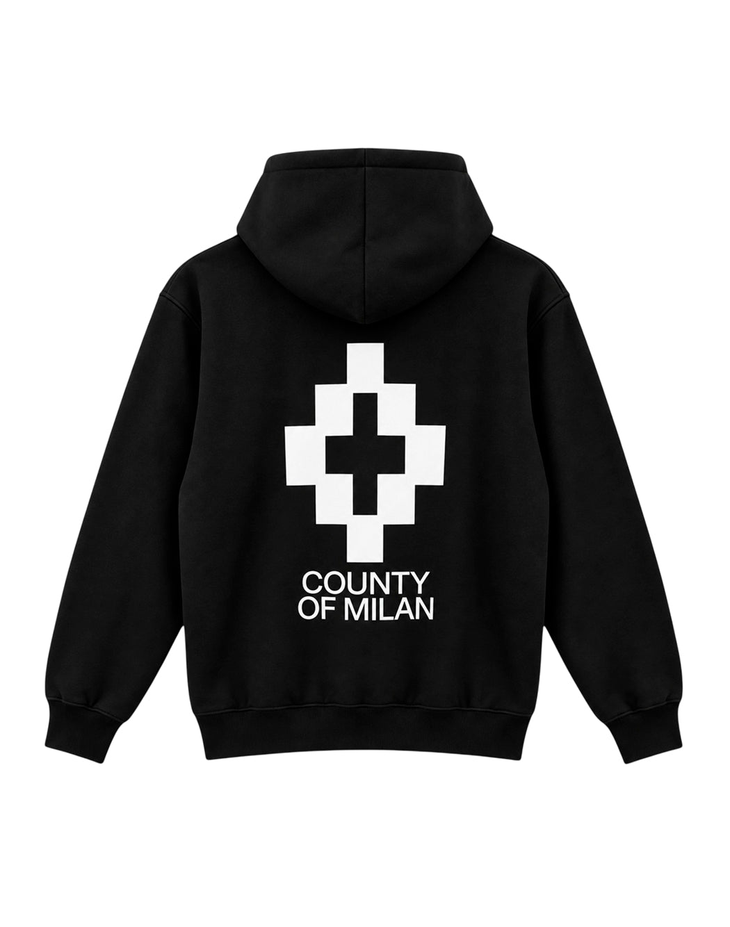 County Of Milan Felpe con cappuccio da Uomo County of milan, colore Nero Nero