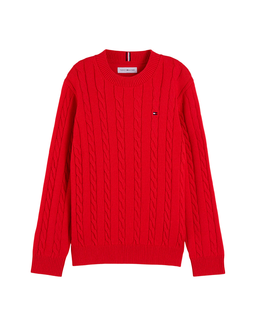 Tommy Hilfiger Maglie girocollo da Bambino Tommy hilfiger, colore Rosso Rosso