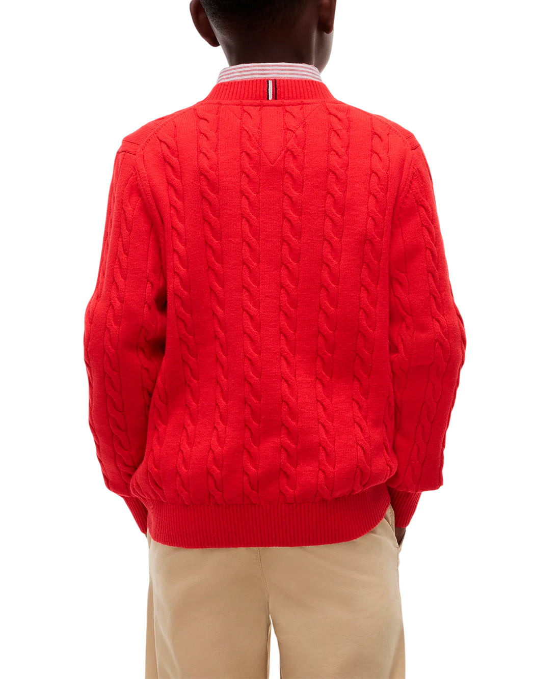 Tommy Hilfiger Maglie girocollo da Bambino Tommy hilfiger, colore Rosso Rosso