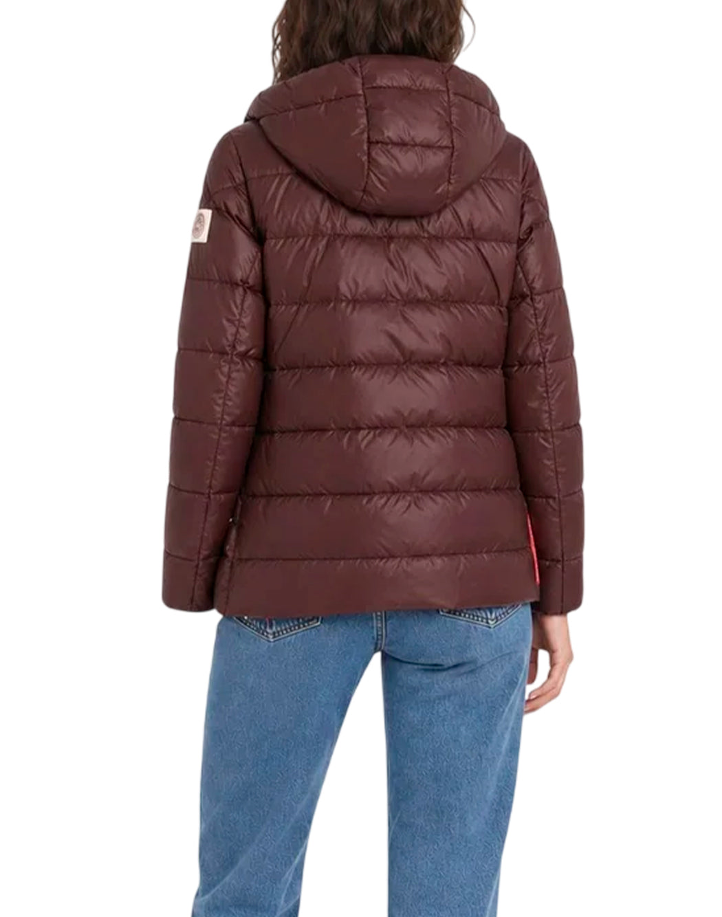 After Label Piumini corti da Donna After label, colore Marrone Marrone