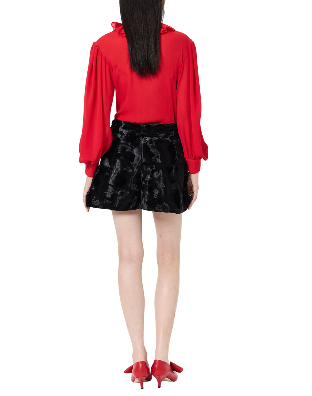 Vivetta Shorts in tessuto da Donna Vivetta, colore Nero Nero