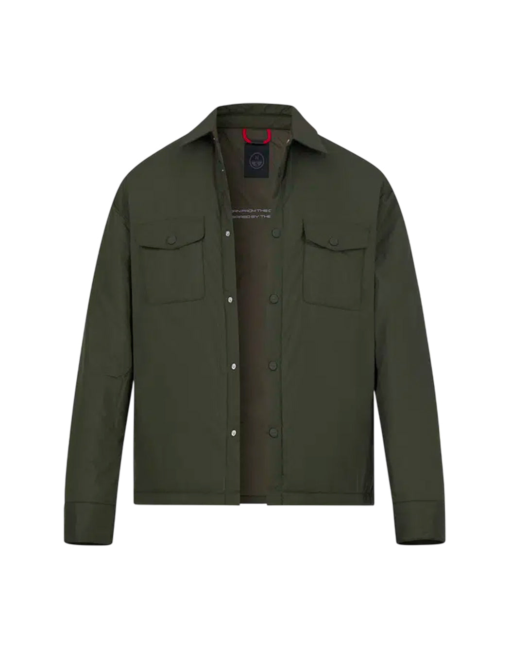 North Sails Camicie casual da Uomo North sails, colore Verde Verde