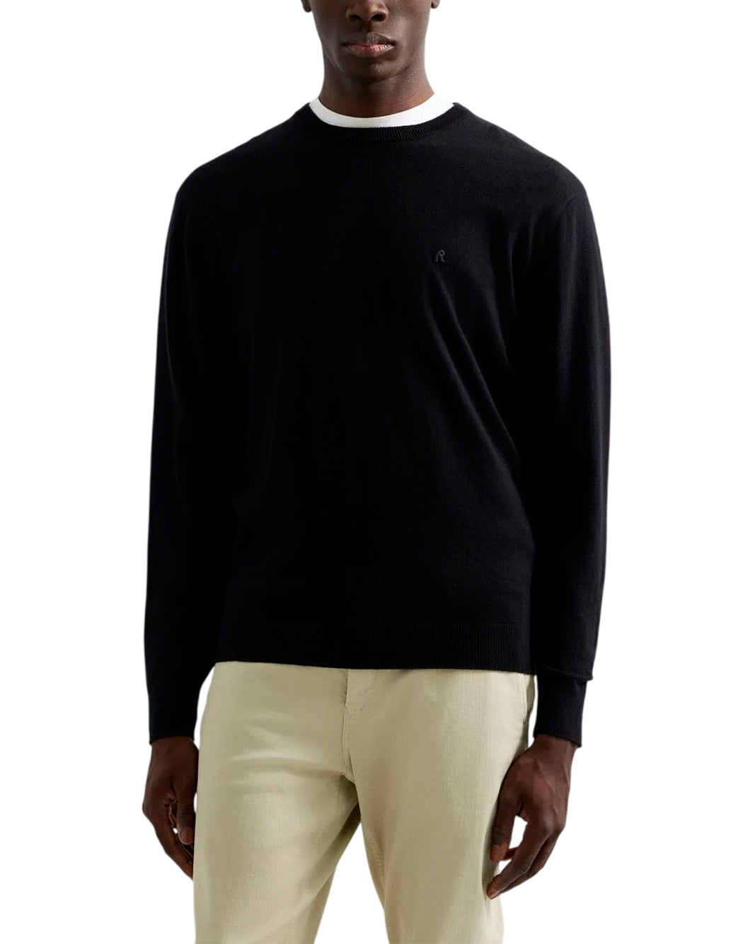 Replay Maglie girocollo da Uomo Replay, colore Nero Nero