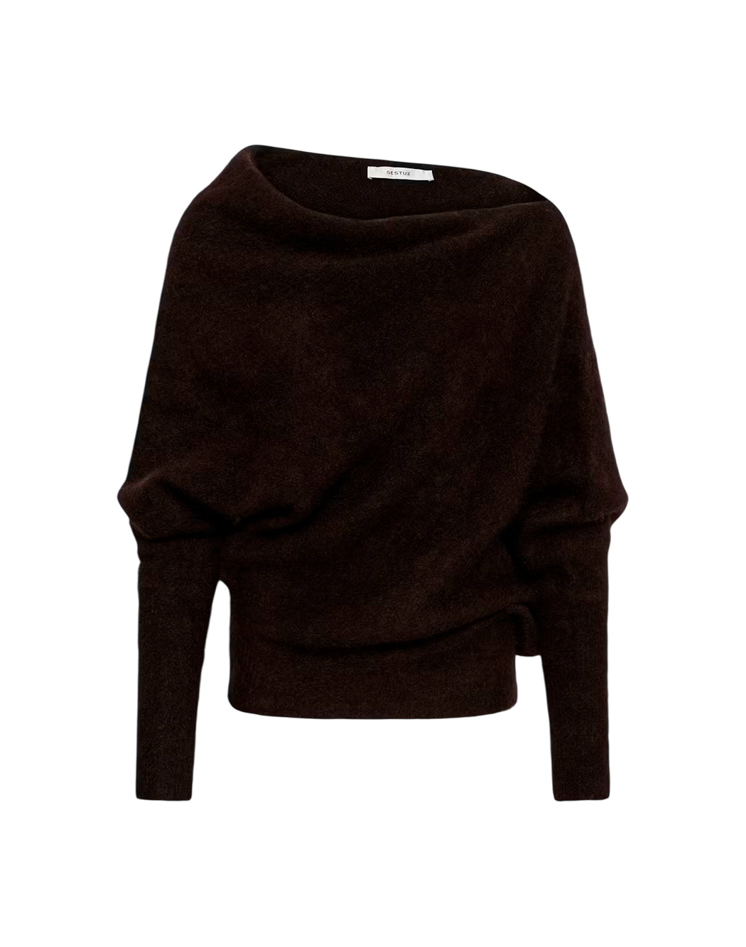 Gestuz Maglie girocollo da Donna Gestuz, colore Marrone Marrone