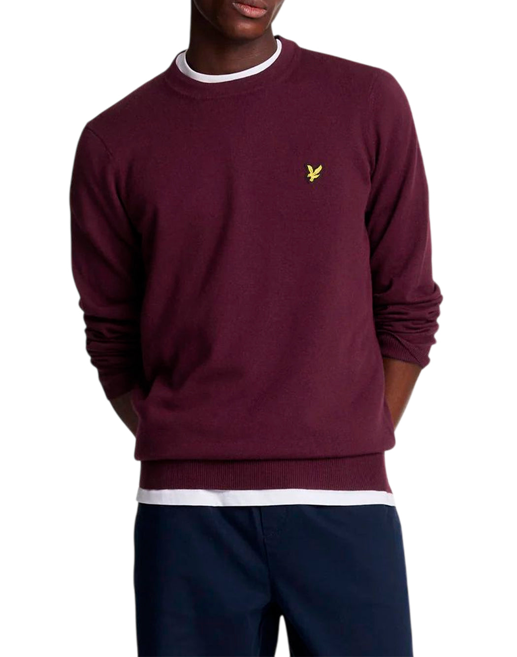 Lyle & Scott Felpe girocollo da Uomo Lyle & scott, colore Rosso Rosso