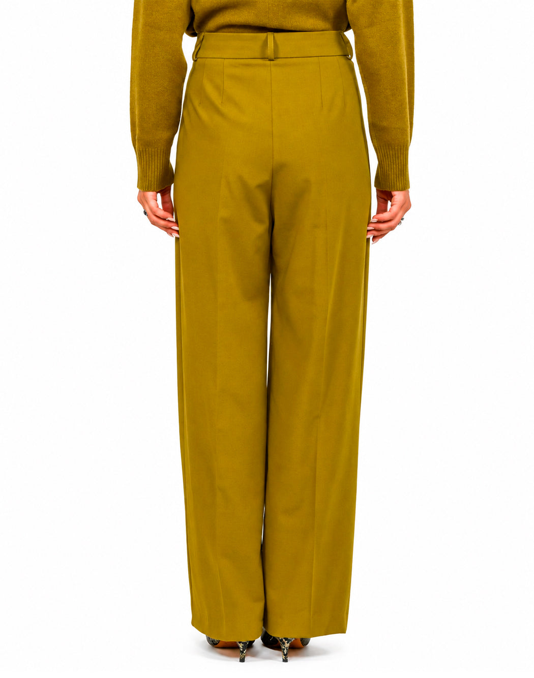 Actualee Pantaloni casual da Donna Actualee, colore Giallo Giallo