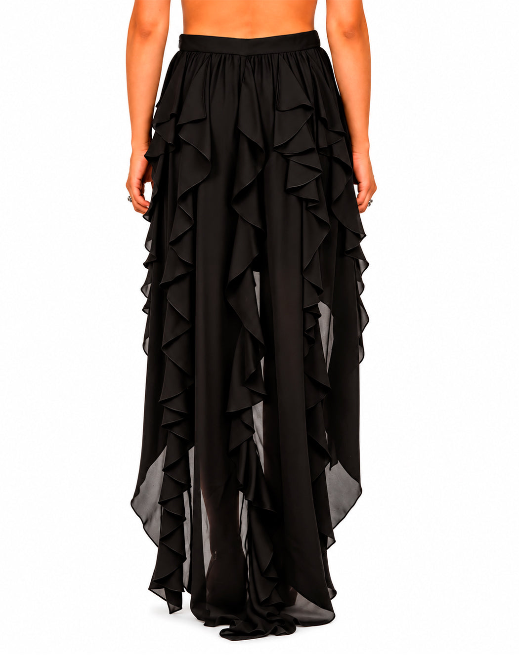 Actualee Gonne lunghe da Donna Actualee, colore Nero Nero