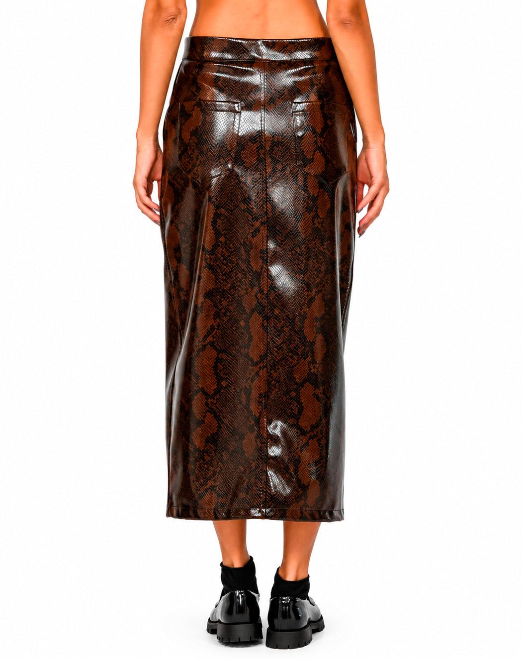 Actualee Gonne lunghe da Donna Actualee, colore Marrone Marrone