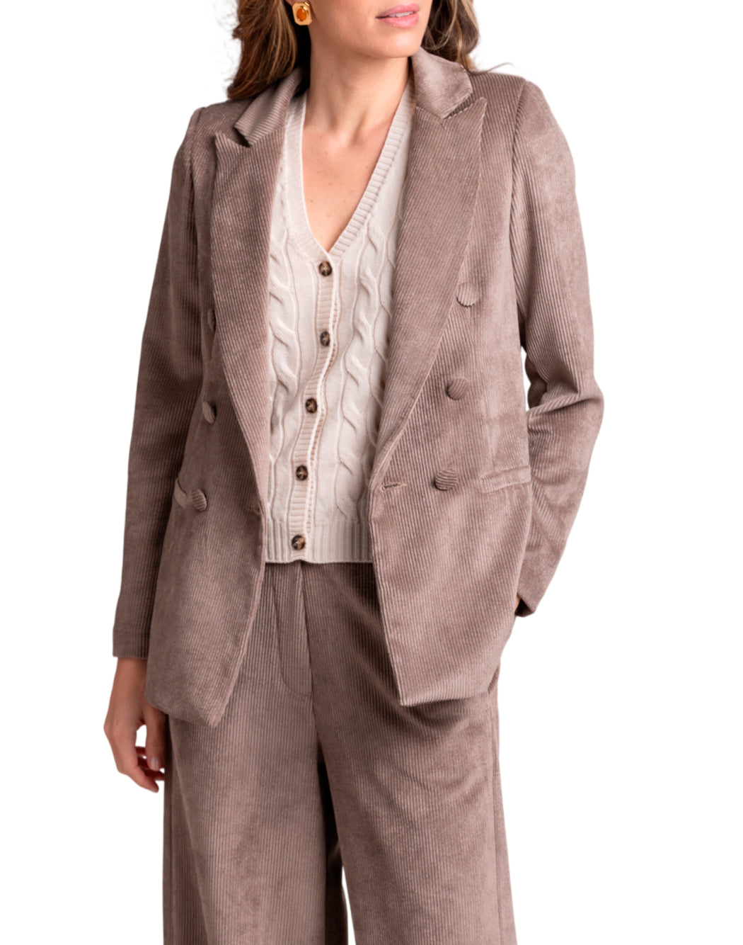 Volpato Giacche eleganti da Donna Volpato, colore Marrone Marrone