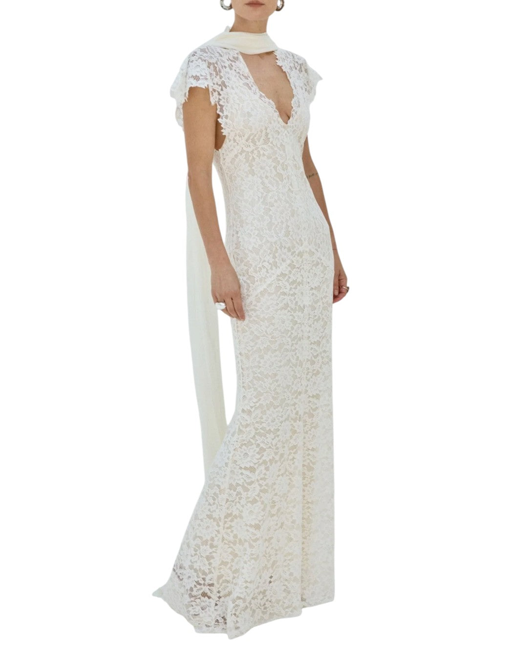 De La Vali Abiti lunghi da Donna De la vali, colore Bianco Bianco
