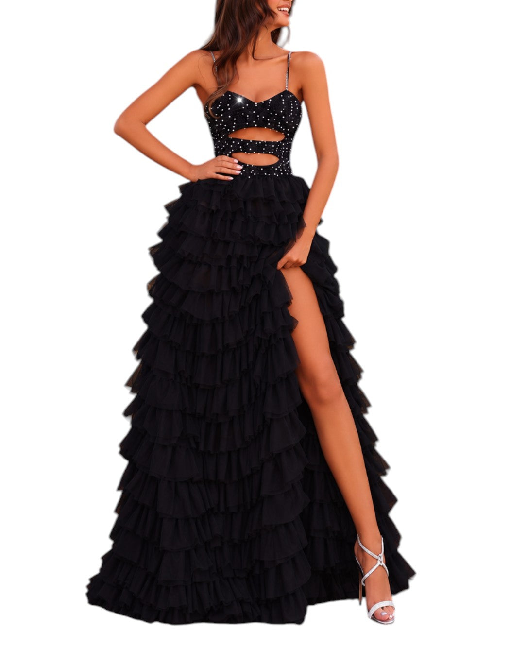 Chic & Holland Abiti lunghi da Donna Chic & holland, colore Nero Nero