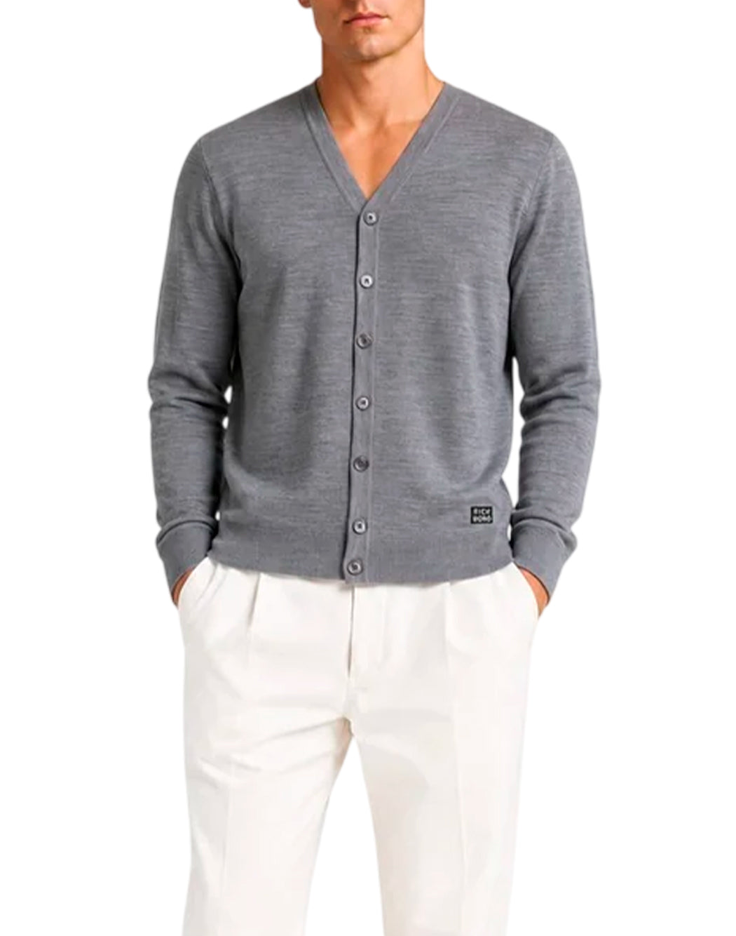John Richmond X Cardigan e giacche in maglia da Uomo John richmond x, colore Grigio Grigio