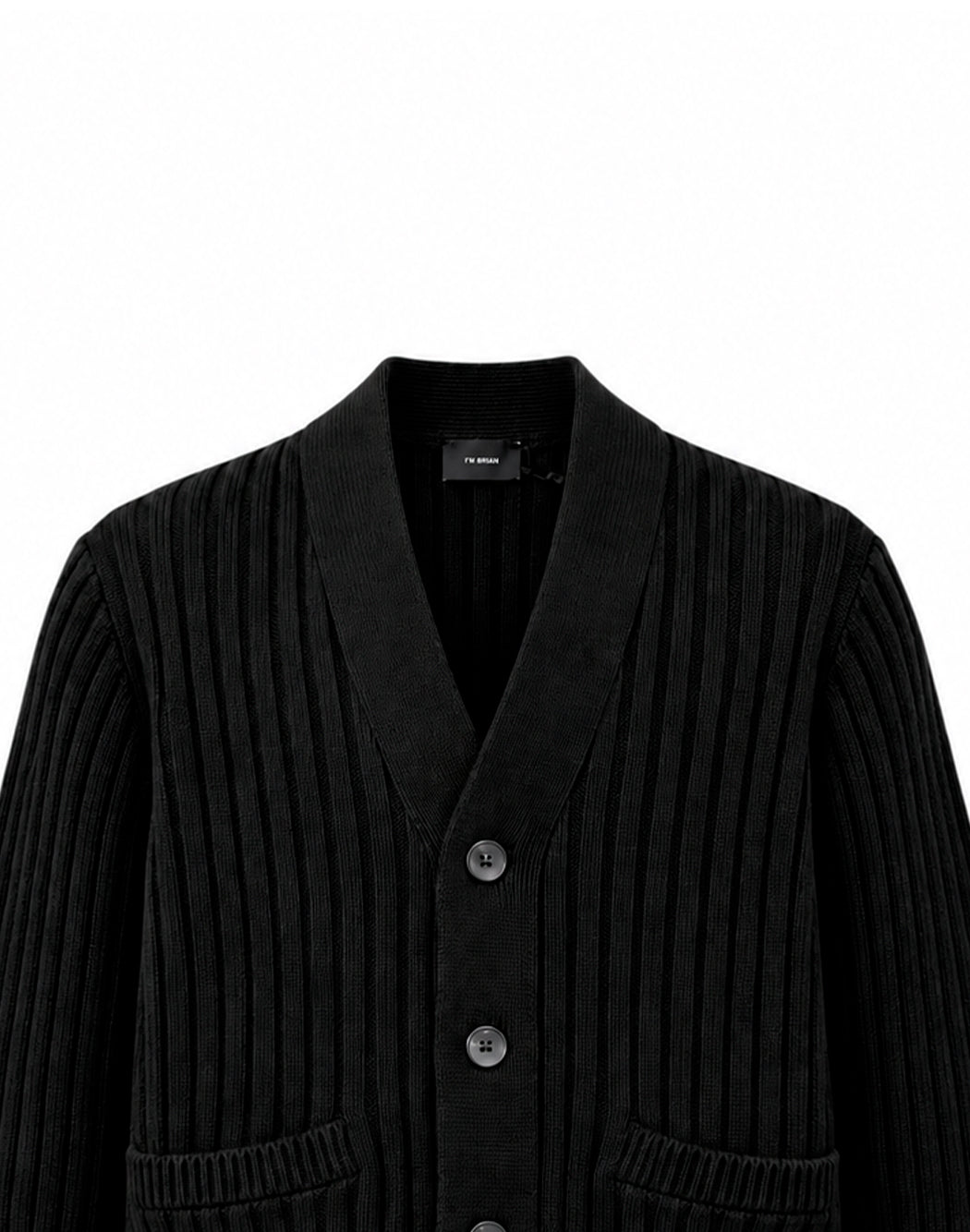 I'm Brian Cardigan da Uomo I'm brian, colore Nero Nero