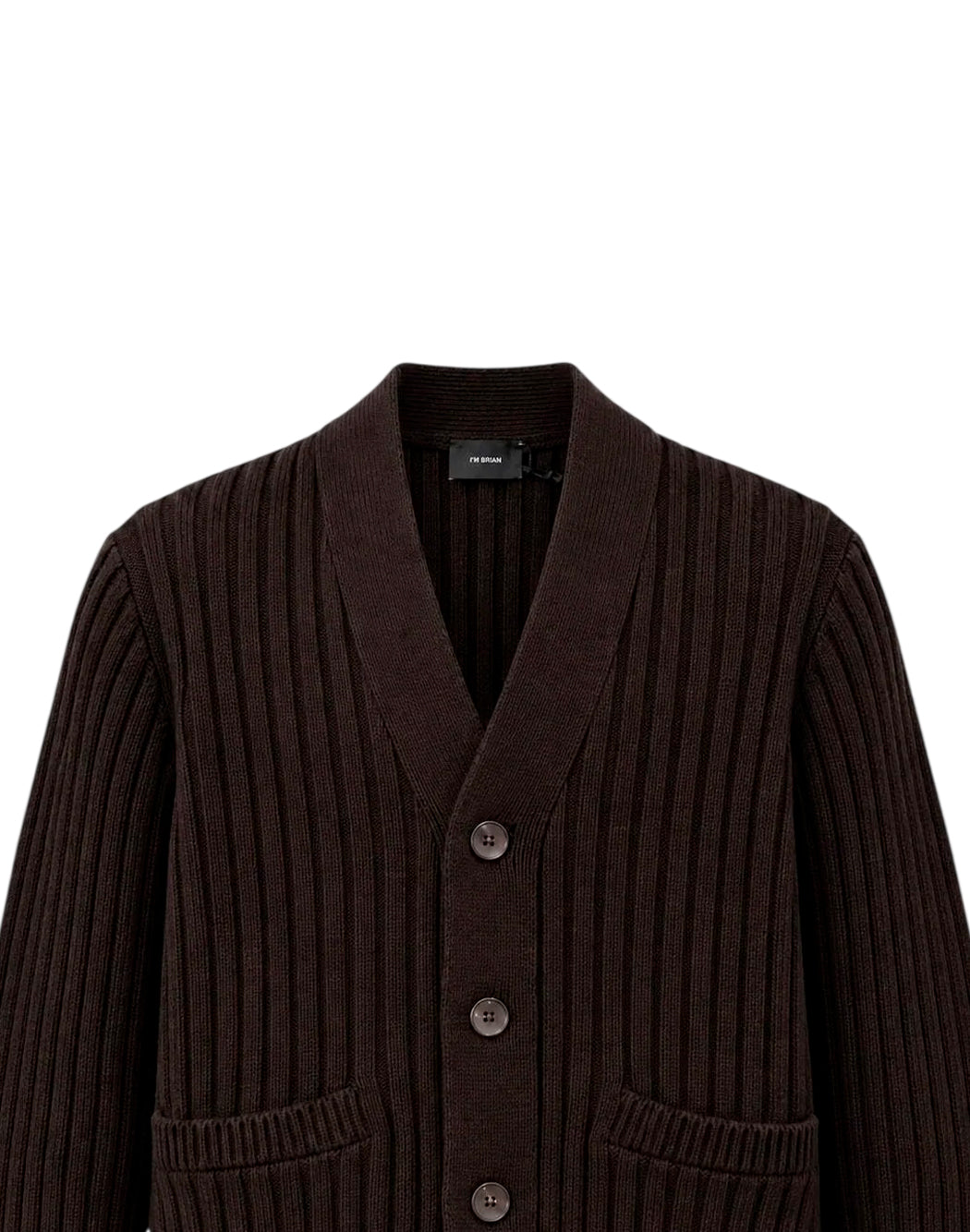 I'm Brian Cardigan da Uomo I'm brian, colore Marrone Marrone