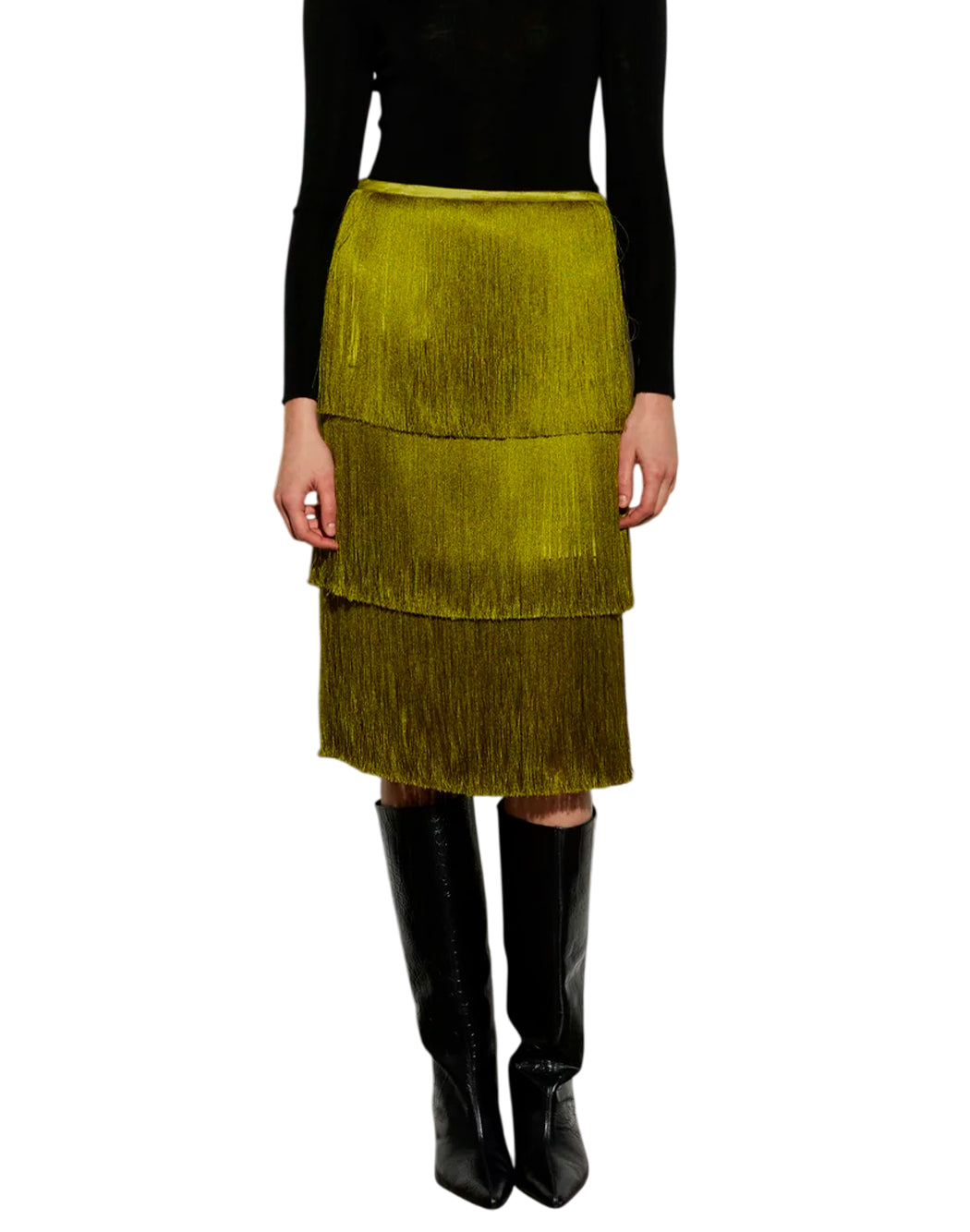 Isabelle Blanche Paris Gonne midi da Donna Isabelle blanche paris, colore Verde Verde