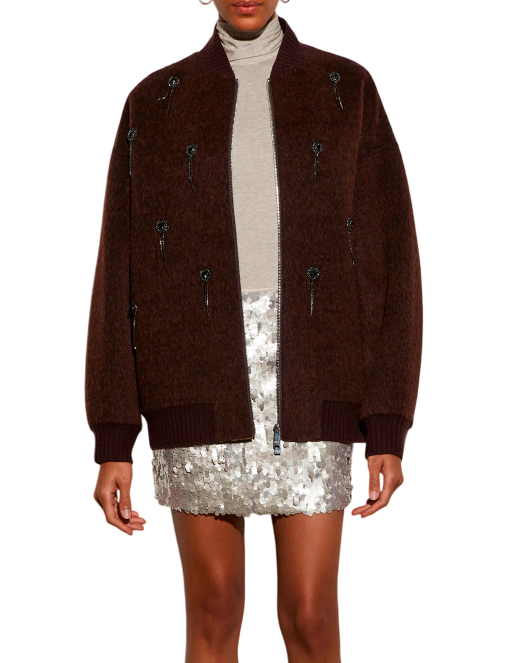Isabelle Blanche Paris Bomber da Donna Isabelle blanche paris, colore Rosso Rosso