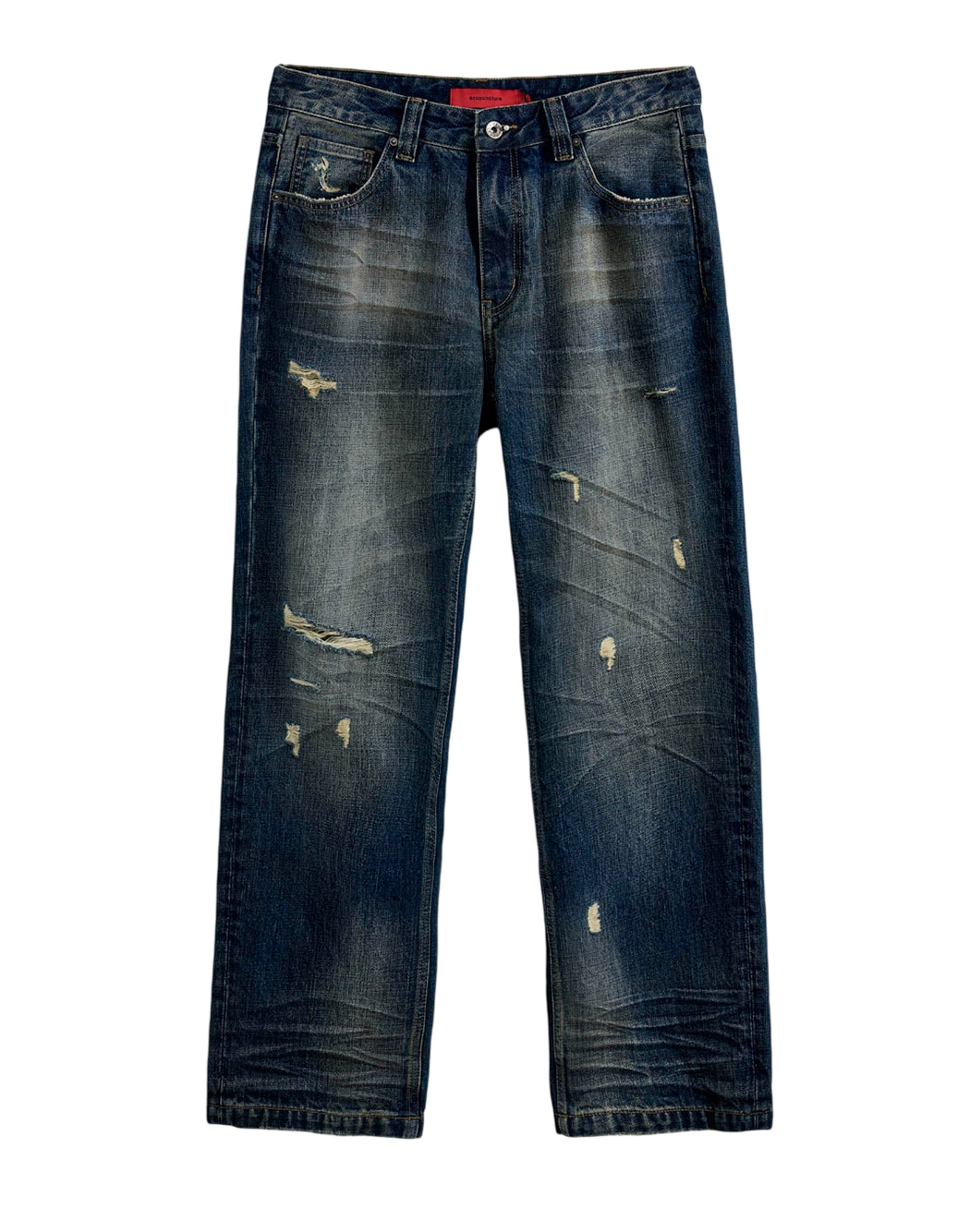 Acupuncture Jeans slim da Uomo Acupuncture, colore Blu Blu