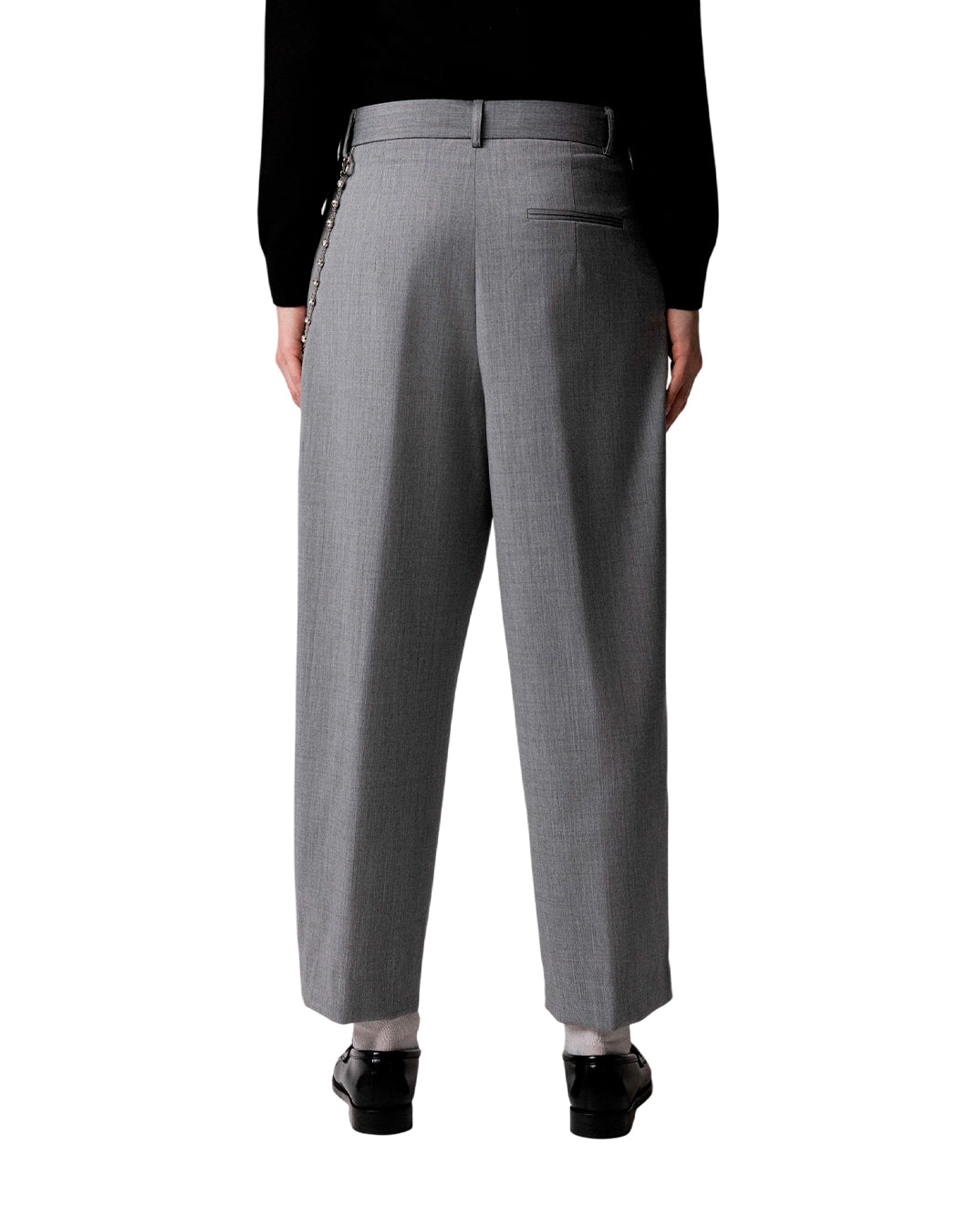 Odi Et Amo Pantaloni cropped da Donna Odi et amo, colore Grigio Grigio