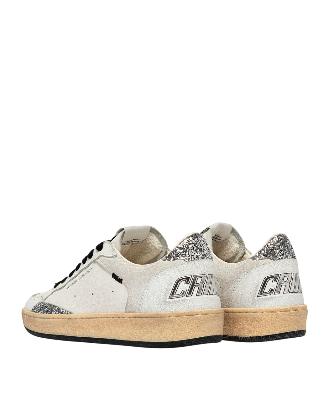 Crime London Sneakers da Donna Crime london, colore Bianco Bianco