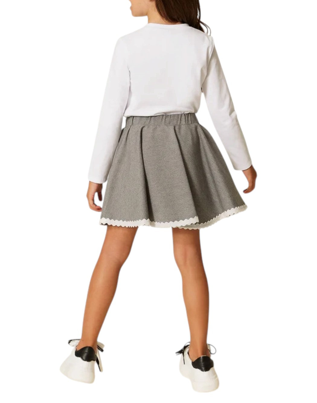 Twin Set Minigonne da Bambina Twin set, colore Grigio Grigio