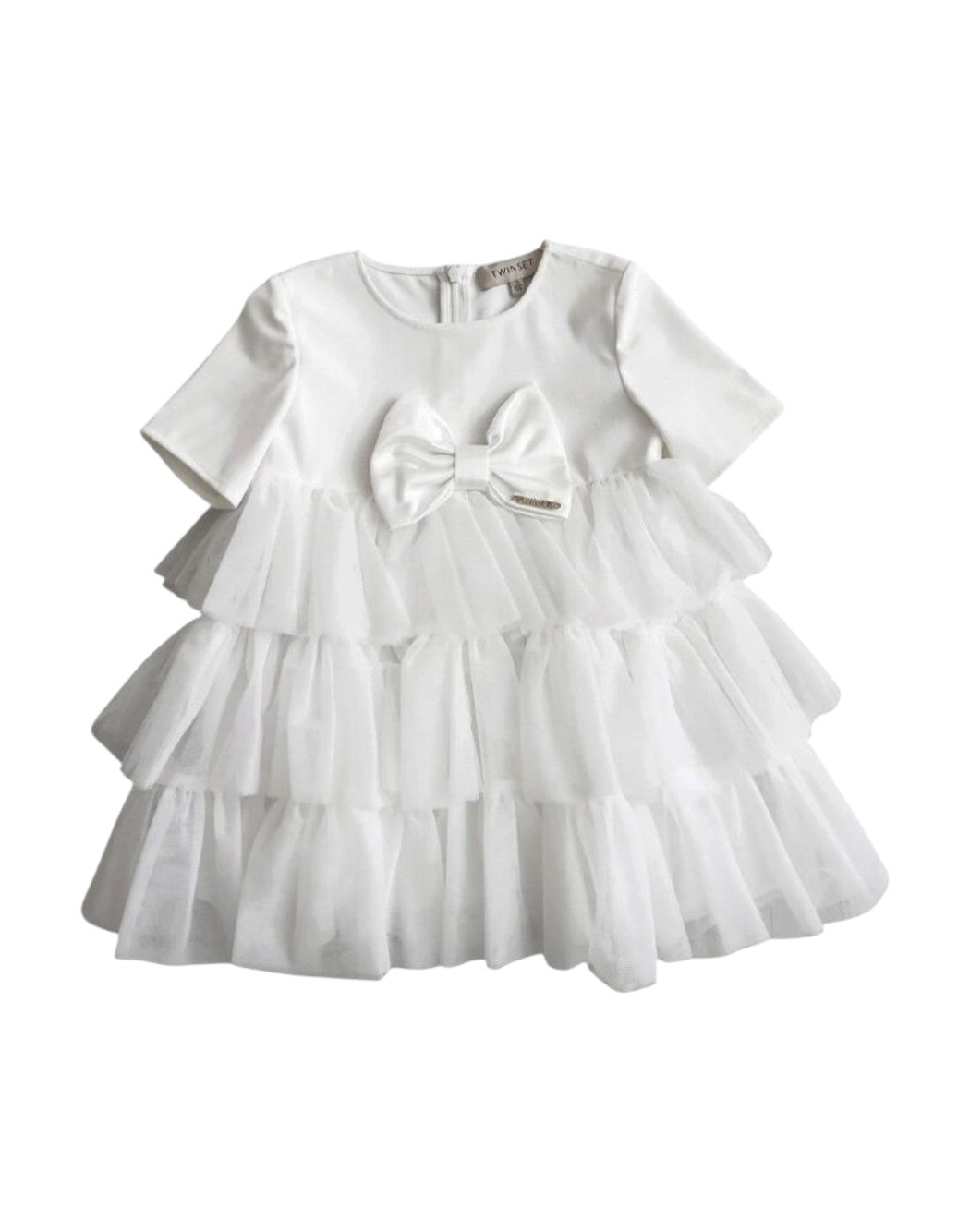 Twin Set Abiti maniche corte da Bambina Twin set, colore Bianco Bianco