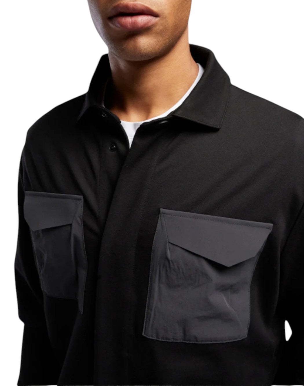 Macron O.n.e Camicie casual da Uomo Macron o.n.e, colore Nero Nero