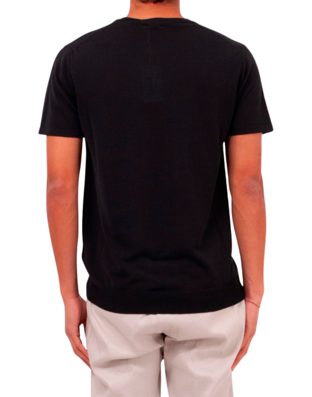 Daniele Fiesoli T-SHIRT GIROCOLLO A MANICHE CORTE Nero