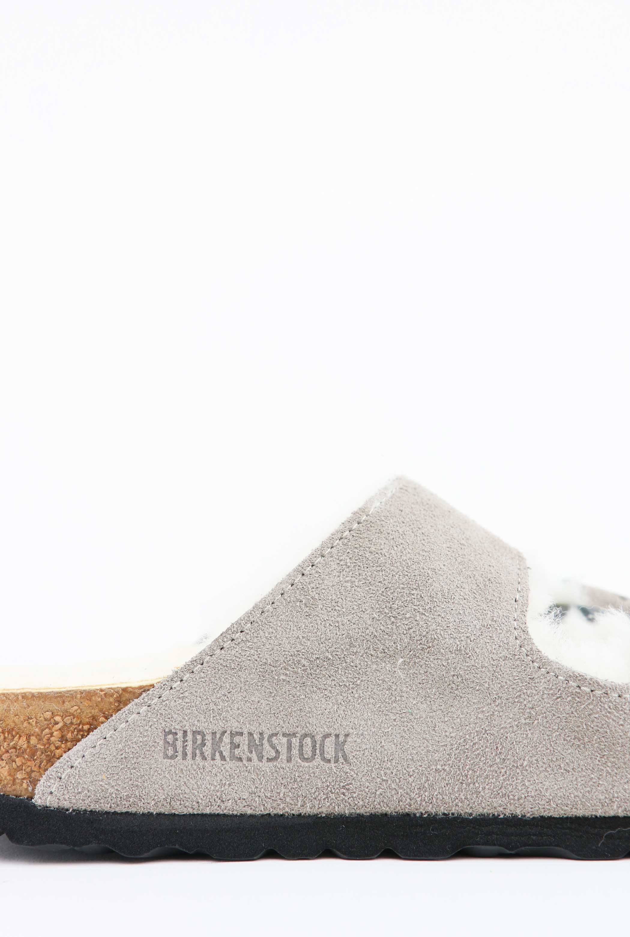 Birkenstock SANDALI BIRKENSTOCK ARIZONA SHEARLING Grigio