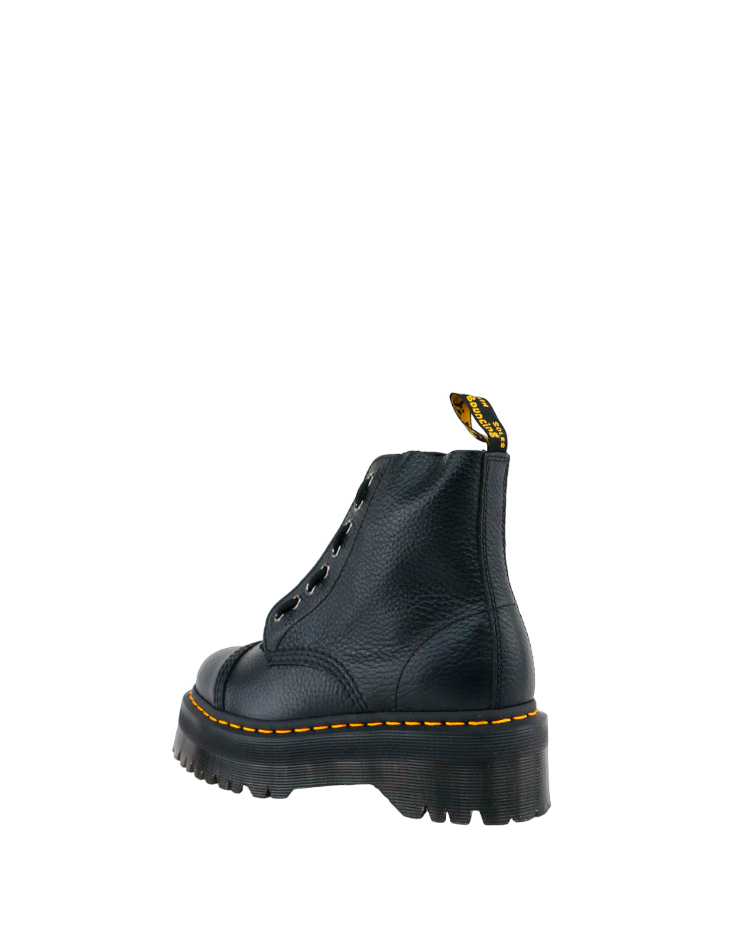 Dr. Martens STIVALETTI SINCLAIR IN PELLE MARTELLATA Nero