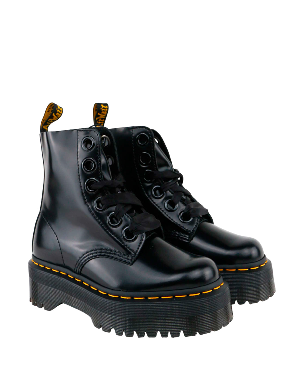 Dr. Martens STIVALI PLATFORM MOLLY Nero