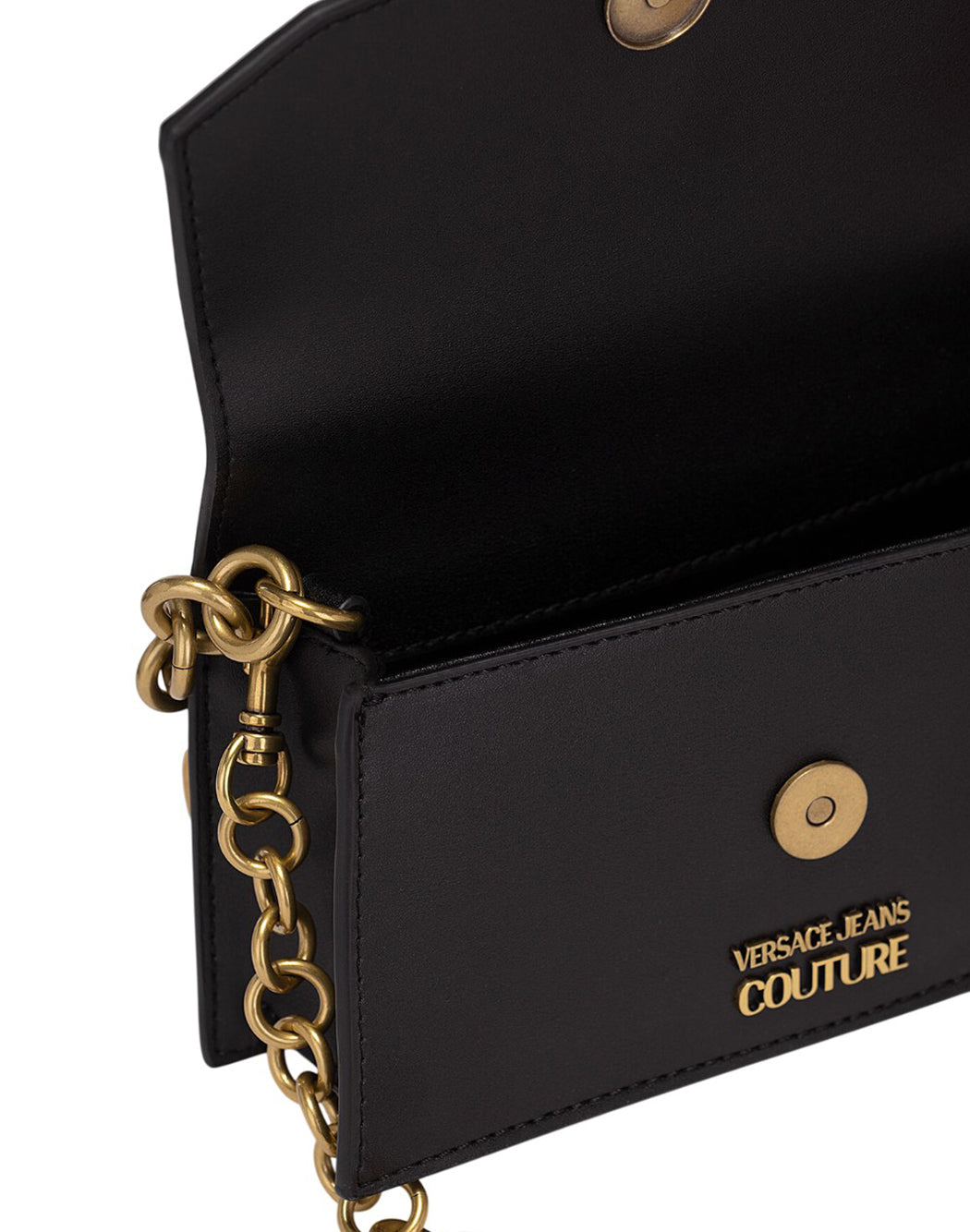 Versace Jeans Couture MINI SHOULDER BAG WITH CHARMS Black